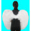 Крылья ангела  большие, (черные и белые),  (77 х 56) купить в интернет магазине подарков ПраздникШоп