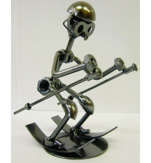 Техно-арт статуэтка "Лыжник" купить в интернет магазине подарков ПраздникШоп