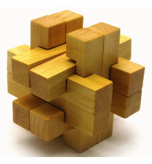 Головоломка дерев'яна "Куб" великий купить в интернет магазине подарков ПраздникШоп