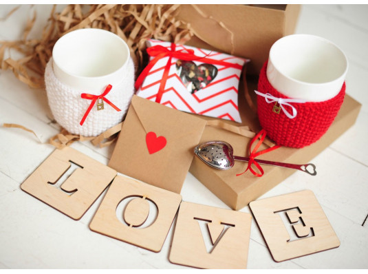 Подарочный набор “Гарячі серця” купить в интернет магазине подарков ПраздникШоп