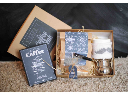 Подарочный набор "Кофейный Chalkboard" купить в интернет магазине подарков ПраздникШоп