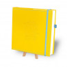Кук-бук для записи рецептов в обложке "Желтый с голубым"