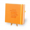 Кук-бук для записи рецептов в обложке "Оранжевый с желтым"