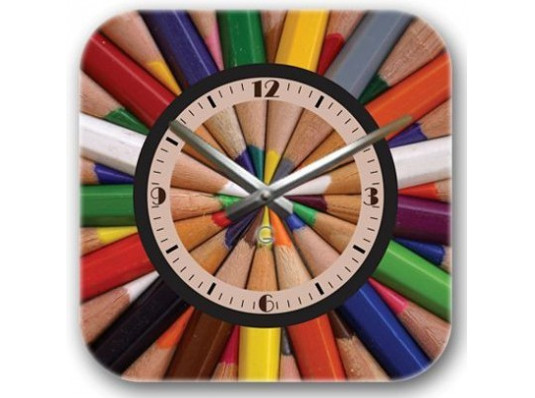 Часы декоративные Pencils купить в интернет магазине подарков ПраздникШоп