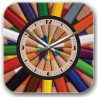 Часы декоративные Pencils