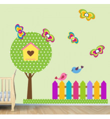 Виниловая наклейка детская Garden купить в интернет магазине подарков ПраздникШоп