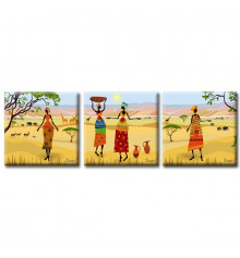 Картина триптих Oasis купить в интернет магазине подарков ПраздникШоп