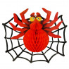 Декор 3D Паук с паутиной
