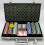 Покерный набор в алюминиевом кейсе 300 фишек купить в интернет магазине подарков ПраздникШоп