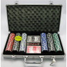Покерный набор в алюминиевом кейсе 300 фишек