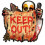 Баннер "Keep Out" купить в интернет магазине подарков ПраздникШоп