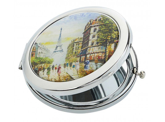 Карманное зеркало "Париж" купить в интернет магазине подарков ПраздникШоп