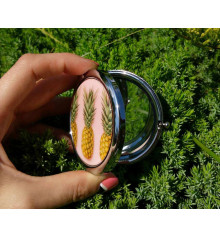 Кишеньковий дзеркало "Візерунок огірки" купить в интернет магазине подарков ПраздникШоп