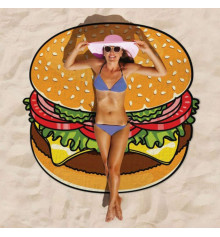 Пляжний килимок "Гамбургер" купить в интернет магазине подарков ПраздникШоп