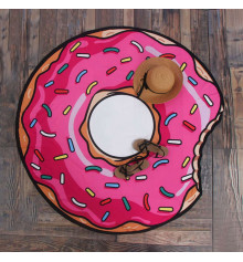 Пляжный коврик "Пончик" купить в интернет магазине подарков ПраздникШоп