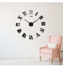 Часы - наклейки настенные "Римские" купить в интернет магазине подарков ПраздникШоп