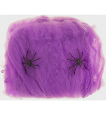 Паутина фиолетовая с пауками купить в интернет магазине подарков ПраздникШоп