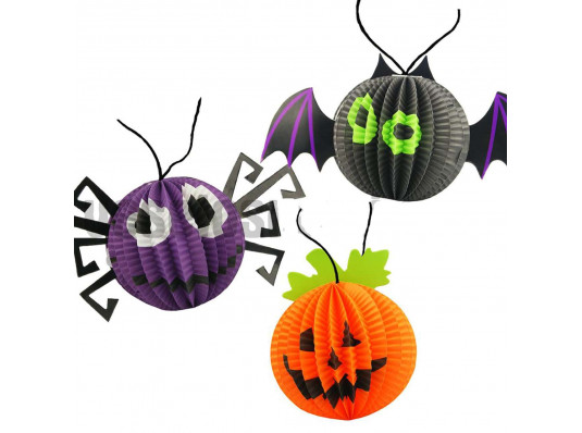 Подвески 3D  Halloween купить в интернет магазине подарков ПраздникШоп