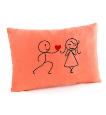 Подушка «Сердце в подарок», 4 цвета купить в интернет магазине подарков ПраздникШоп