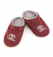 Тапочки-шлепки "Toyota", бордо купить в интернет магазине подарков ПраздникШоп