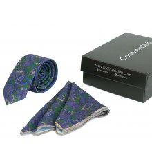 Подарунковий набір для чоловіків: краватка з хусткою, №5 купить в интернет магазине подарков ПраздникШоп