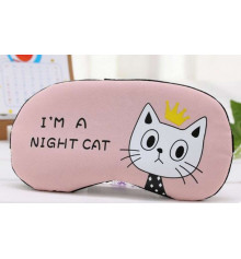 Маска для сна с гелем "Ночной кот", 4 цвета купить в интернет магазине подарков ПраздникШоп