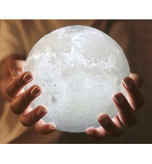 3D Світильник "Місяць" 15 см купить в интернет магазине подарков ПраздникШоп