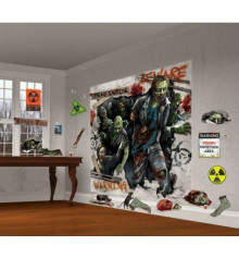 Декорація настінна "Зомбі" 32шт купить в интернет магазине подарков ПраздникШоп