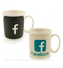 Чашка - хамелеон "Facebook" купить в интернет магазине подарков ПраздникШоп