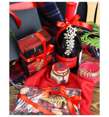 Подарунковий набір "Червоне і чорне" купить в интернет магазине подарков ПраздникШоп