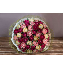 Букет з цукерок "Майже 101 троянда" купить в интернет магазине подарков ПраздникШоп