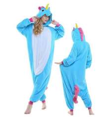 Пижама-кигуруми "Единорог голубой" (Размер S) купить в интернет магазине подарков ПраздникШоп