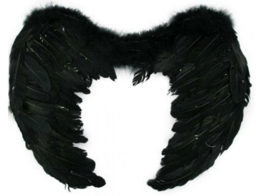 Крылья ангела черные 60 х 40 см купить в интернет магазине подарков ПраздникШоп