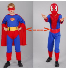 Карнавальний костюм 2 в 1 "Спайдермен / Супермен" купить в интернет магазине подарков ПраздникШоп