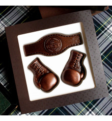 Шоколадний набір "Боксерські рукавички" купить в интернет магазине подарков ПраздникШоп