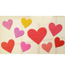 Набор баннеров "Сердце блеск" купить в интернет магазине подарков ПраздникШоп