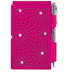 Карманный блокнот с ручкой "Glitz Pink" купить в интернет магазине подарков ПраздникШоп