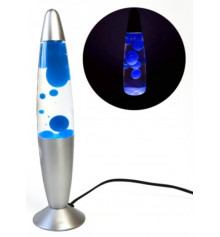Лава-лампа с парафином, синяя купить в интернет магазине подарков ПраздникШоп