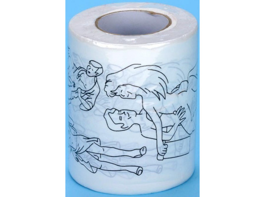 Туалетная бумага прикольная "КАМАСУТРА" купить в интернет магазине подарков ПраздникШоп