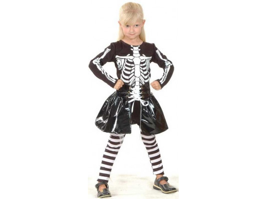 Детский карнавальный костюм "Скелет" купить в интернет магазине подарков ПраздникШоп
