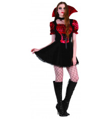 Взрослый карнавальный костюм "Вампирша" купить в интернет магазине подарков ПраздникШоп