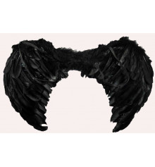 Крылья ангела черные 60 х 45 см купить в интернет магазине подарков ПраздникШоп